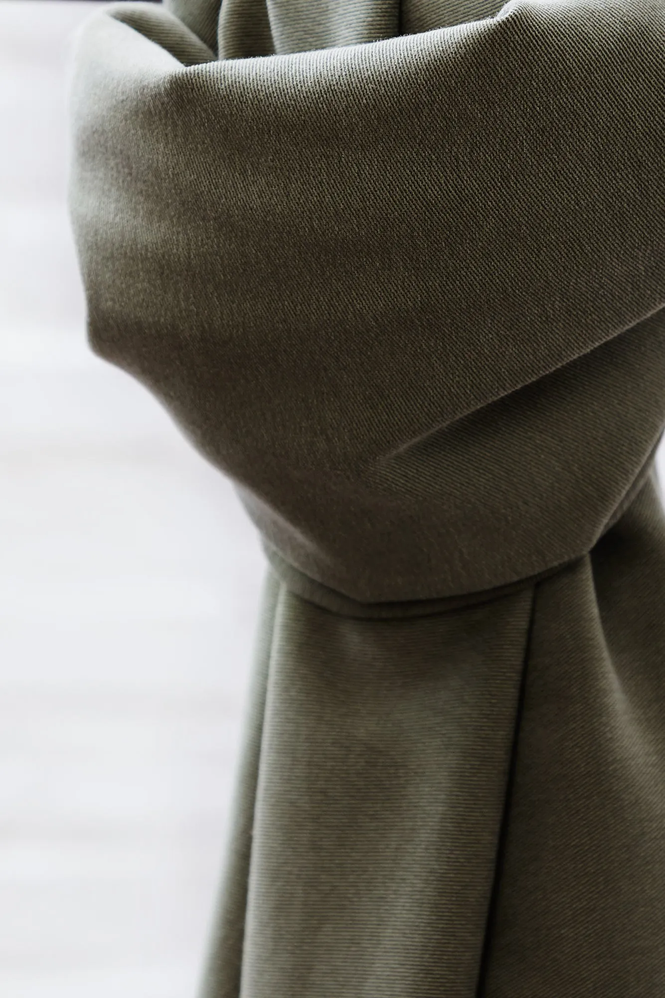 55x130 cm // Soft Stretch Twill - Khaki