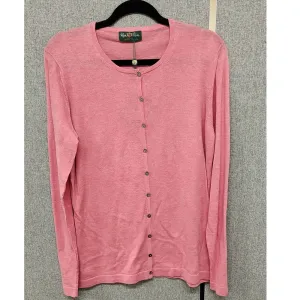 Alan Paine Ladies Long Sleeve Crew - Carnation