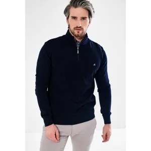 Altis 1/4 Zip Knit - Navy