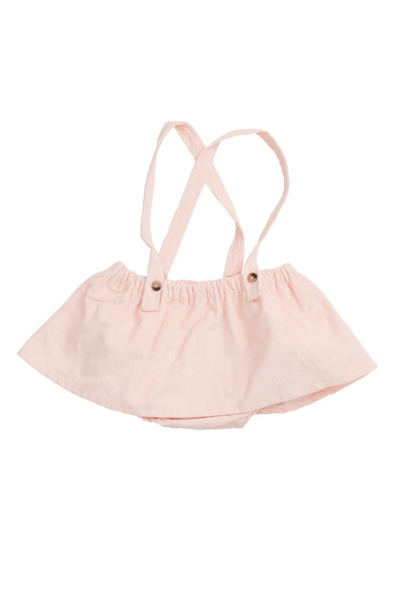 BABY CORDUROY SKIRT W. BLOOMERS - SOFT PINK