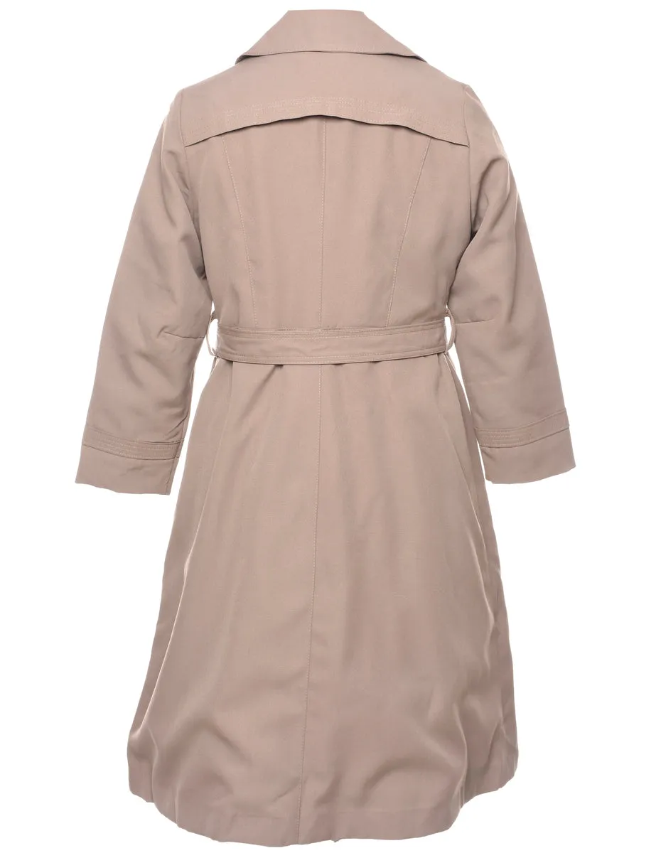 Beige Trench Coat - L