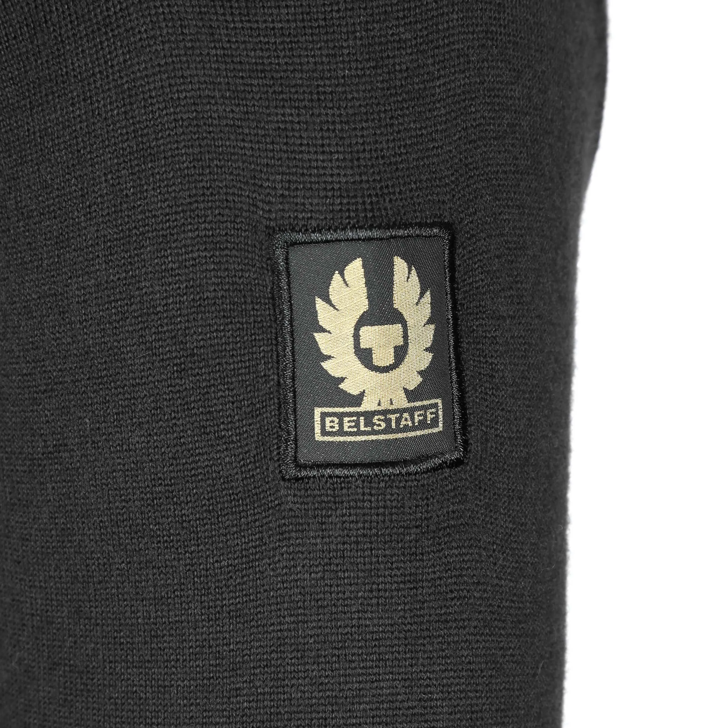 Belstaff Kelbrook Zip Cardigan Knitwear in Black