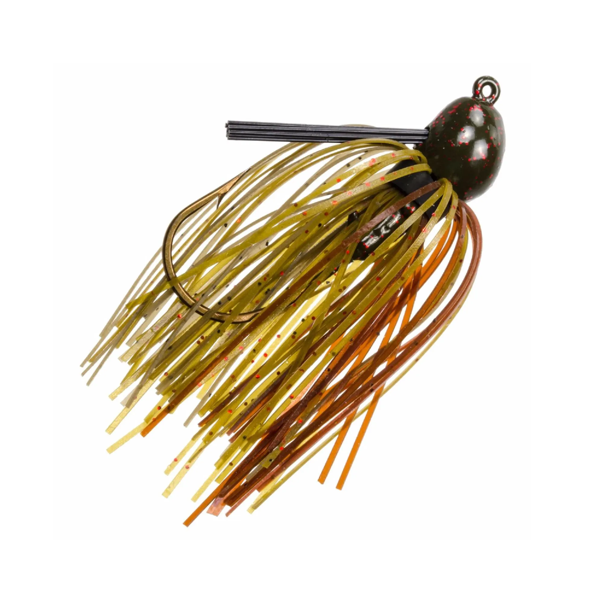 Bitsy Bug Mini Jig Lure - 1-4 oz Weight, Green Pumpkin, Per 1