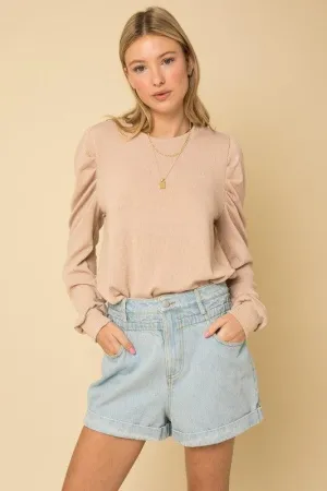 Calle Puffy Long Sleeve Top