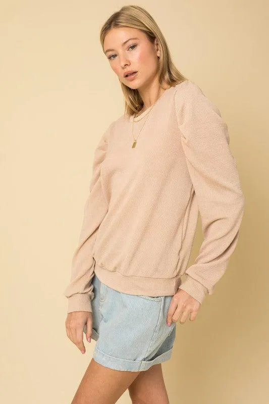 Calle Puffy Long Sleeve Top