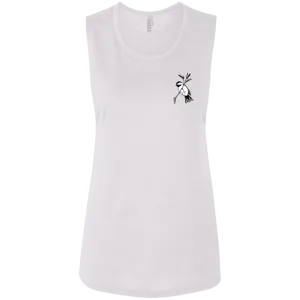 Chickadee Ladies' Flowy Muscle Tank