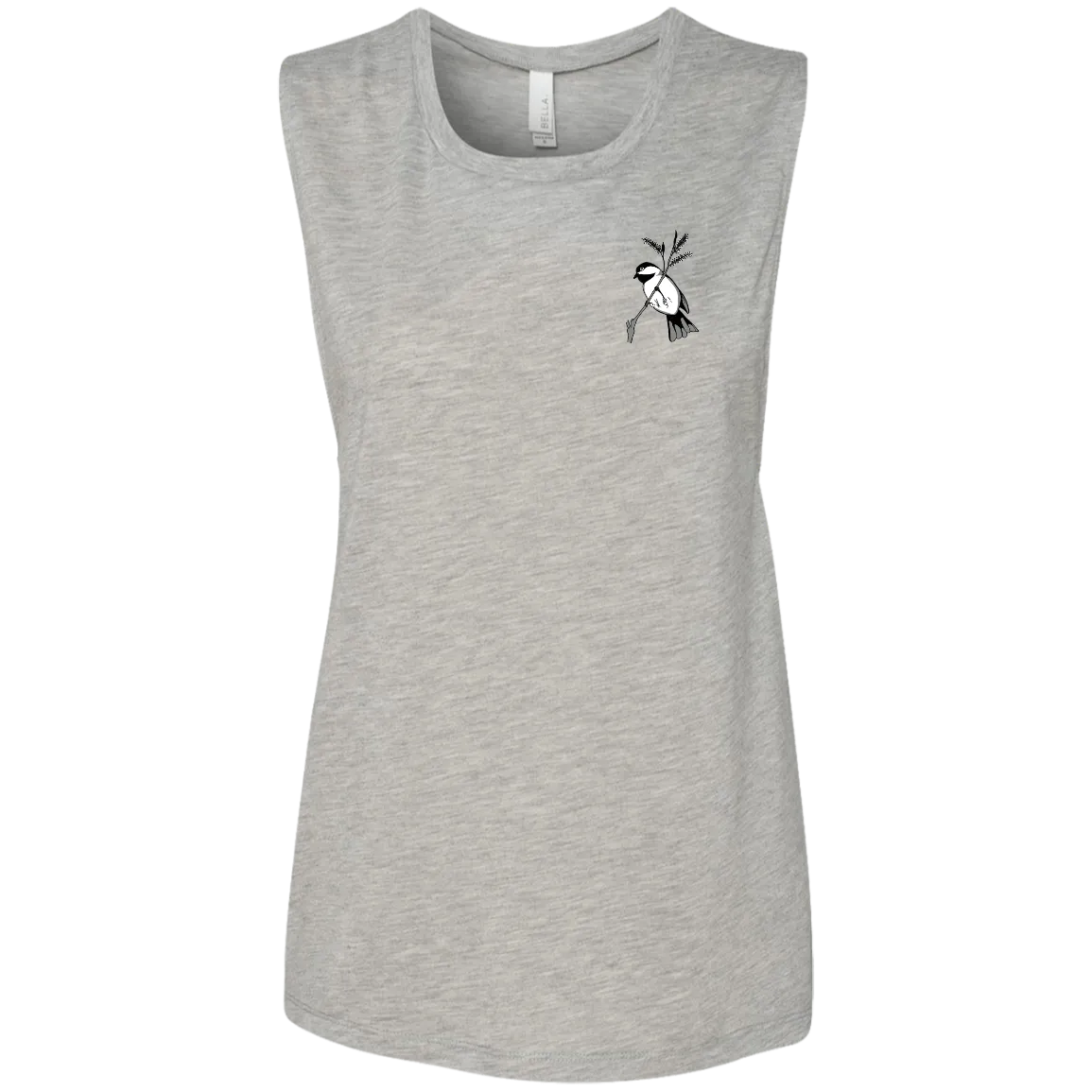 Chickadee Ladies' Flowy Muscle Tank