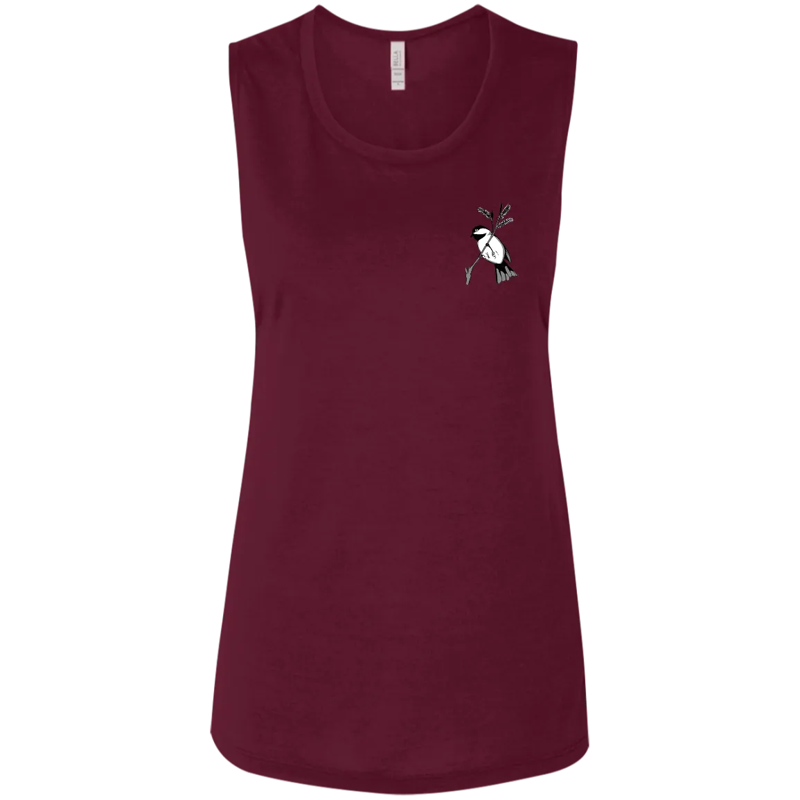 Chickadee Ladies' Flowy Muscle Tank