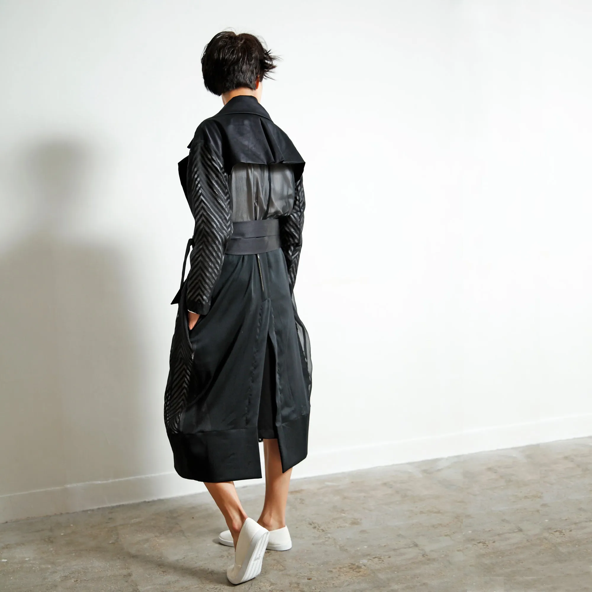 Coat - See-through Trench