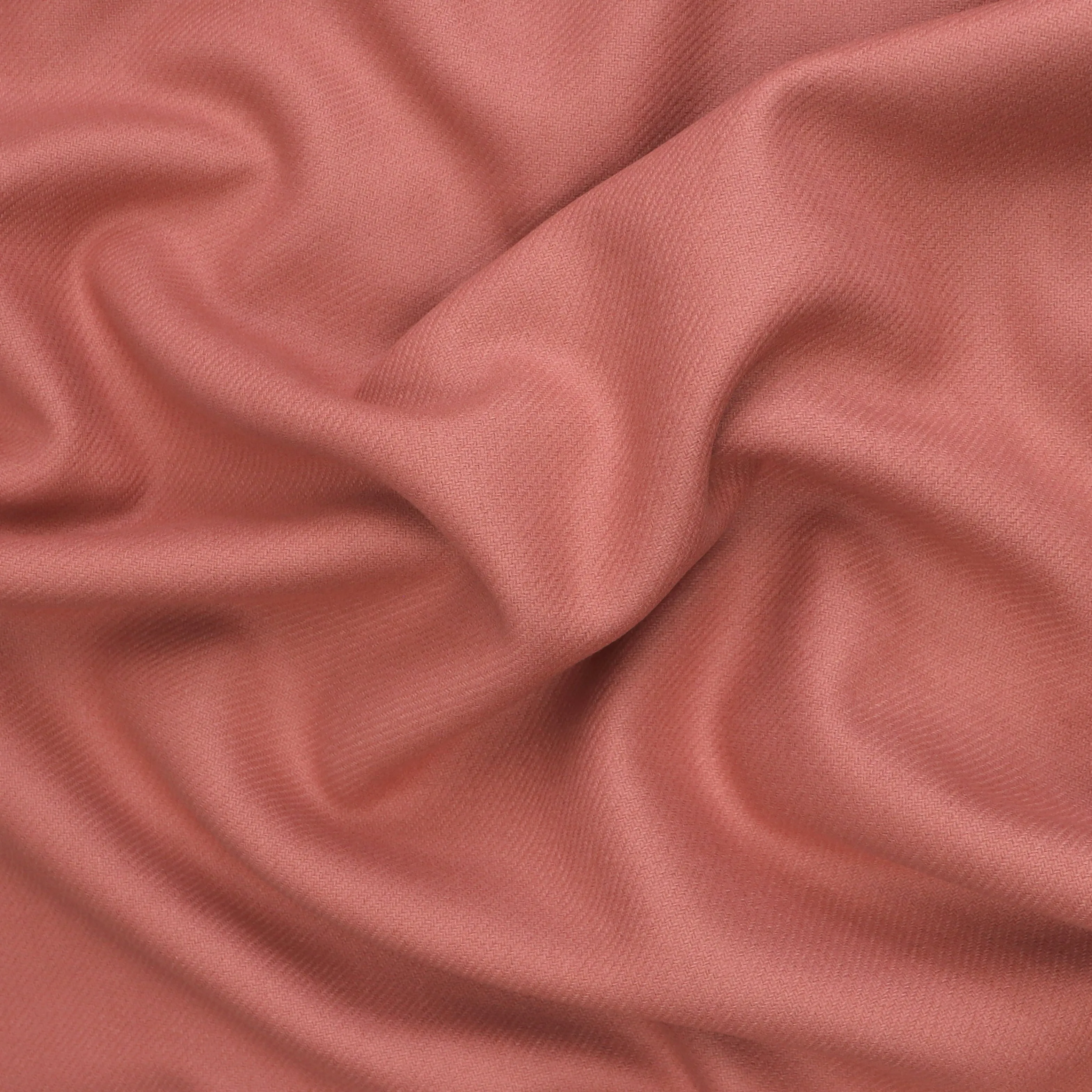 Deadstock Wool Cashmere Blend Coating - Salmon Pink