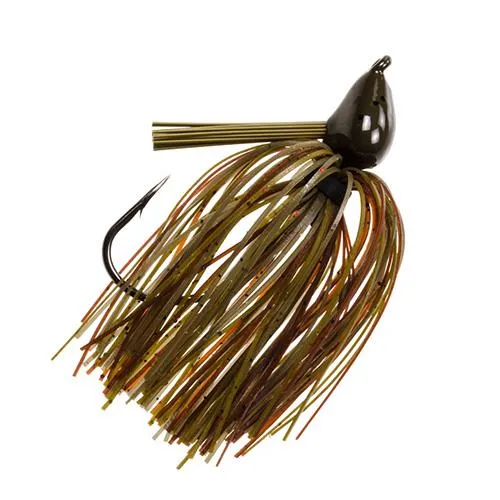 Denny Brauer Structure Jig - 5-0 Hook, 3-4 oz, Green Pumpkin, Per 1