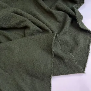 Earthen Green Softest Cotton Textured Knit