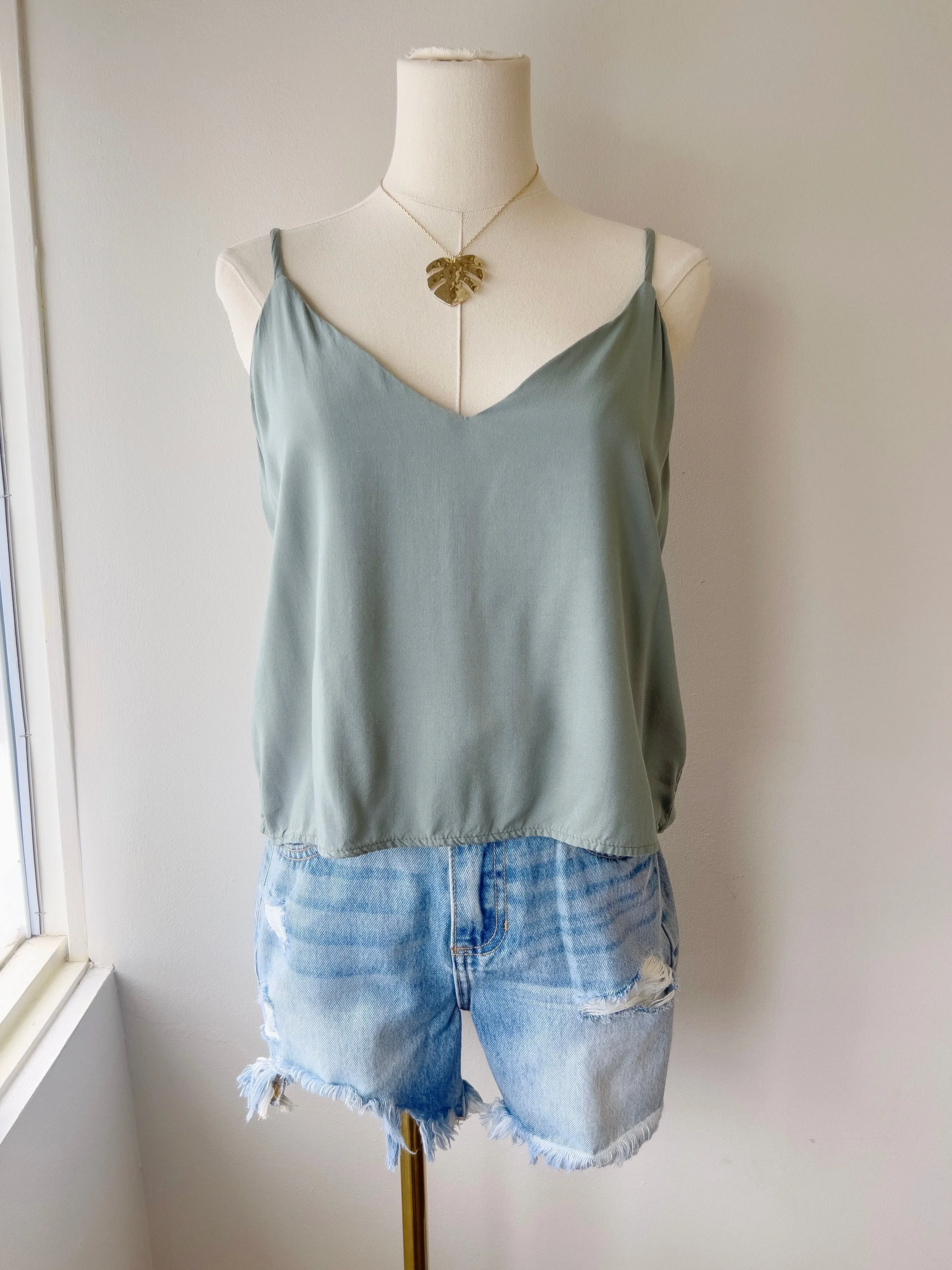 Flowy Cropped Tank (4 colors)