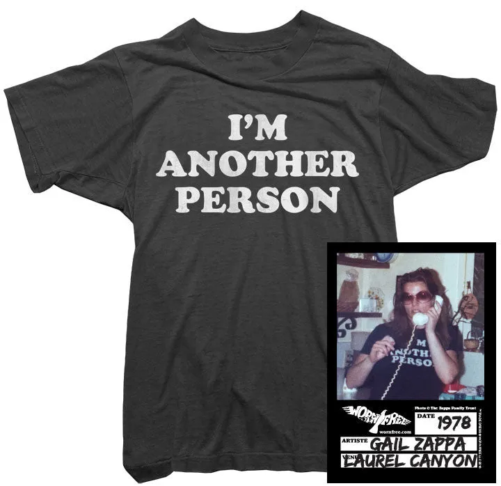 Gail Zappa T-Shirt - I'm Another Person Tee worn by Gail Zappa