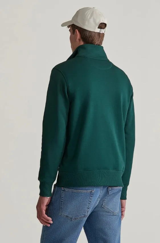 GANT - Reg Shield Halfzip Sweat, Woody Green