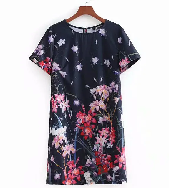 Katie Floral Print Shift Dress