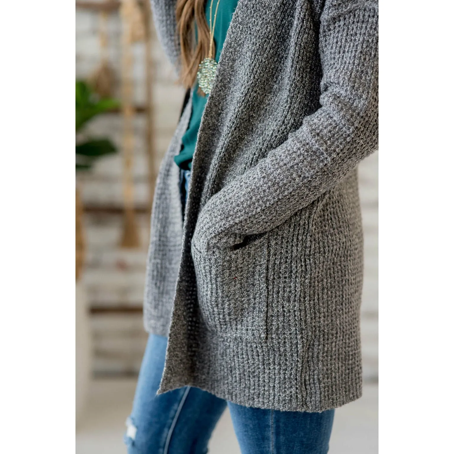 Knit Pocket Cardigan