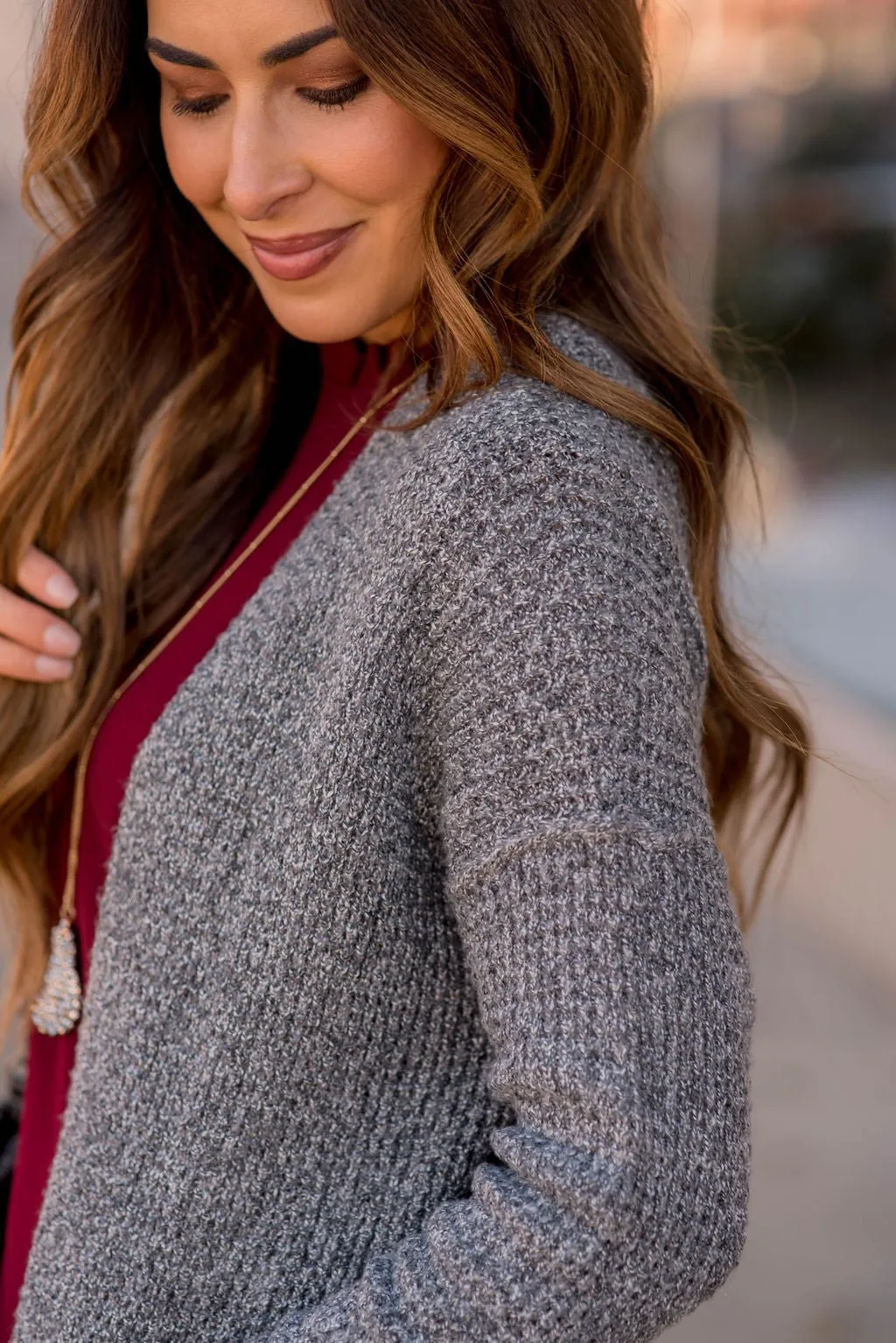 Knit Pocket Cardigan