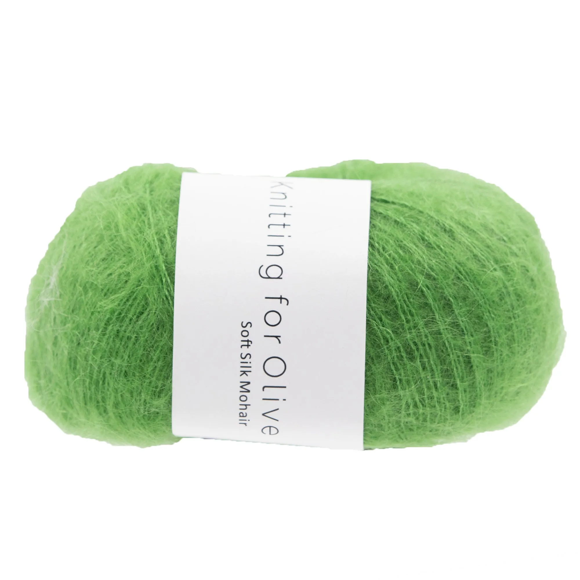 Knitting for Olive Soft Silk Mohair Yarn - Clover Green