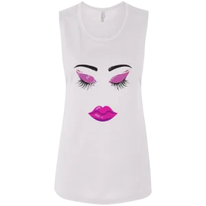 Lady Purple Ladies' Flowy Muscle Tank