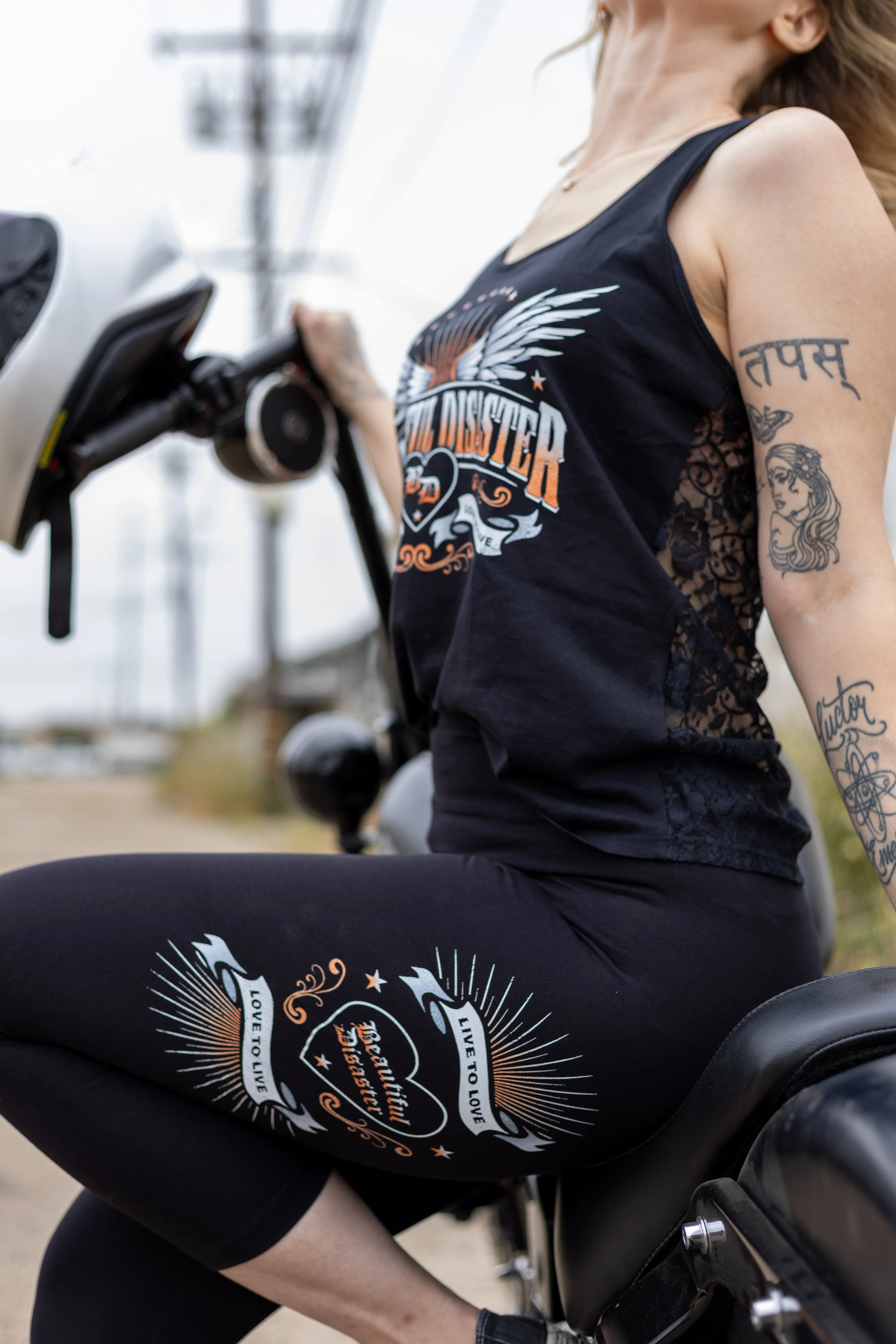 Live To Love Laceback Tank