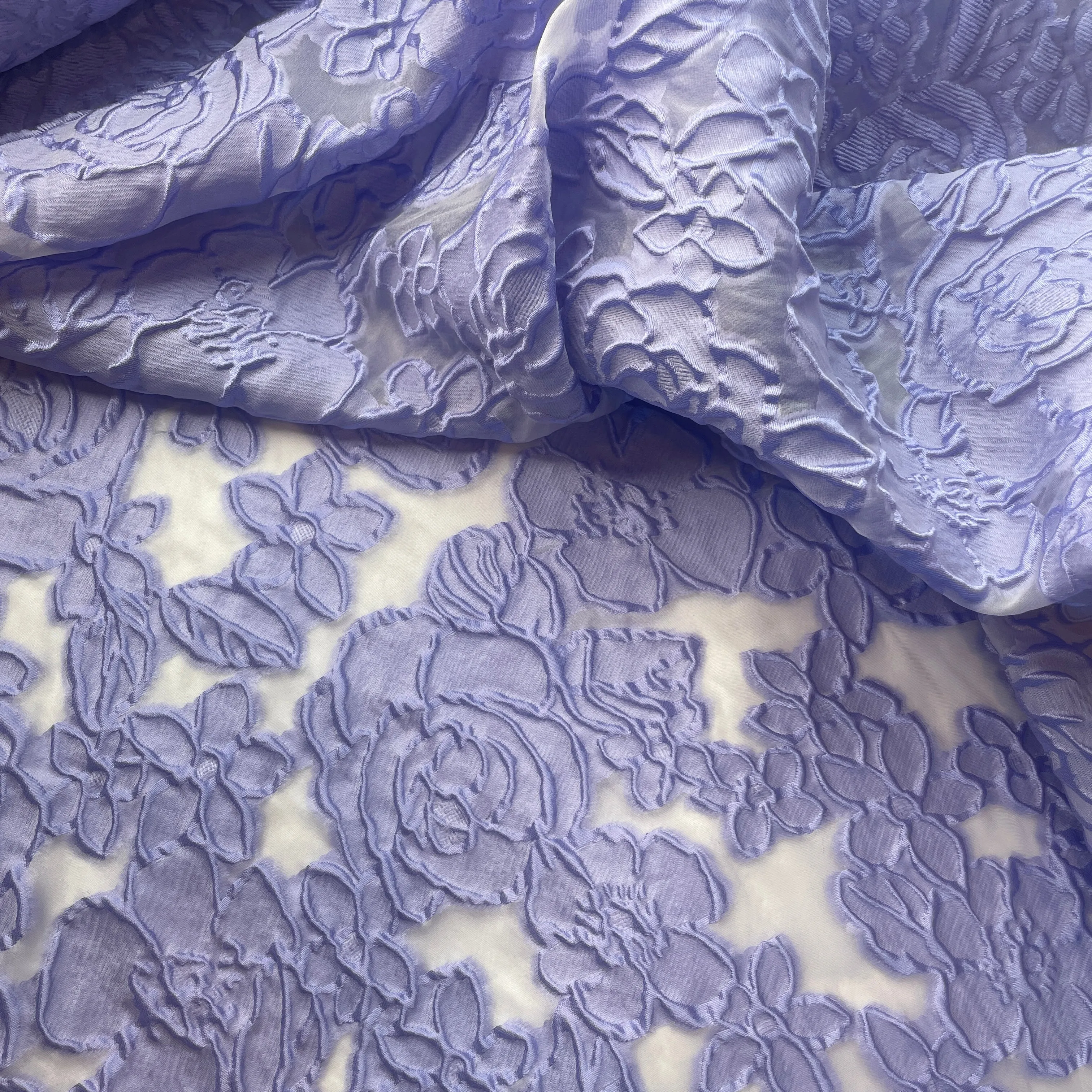 Miss Violet Soft Cloque Brocade