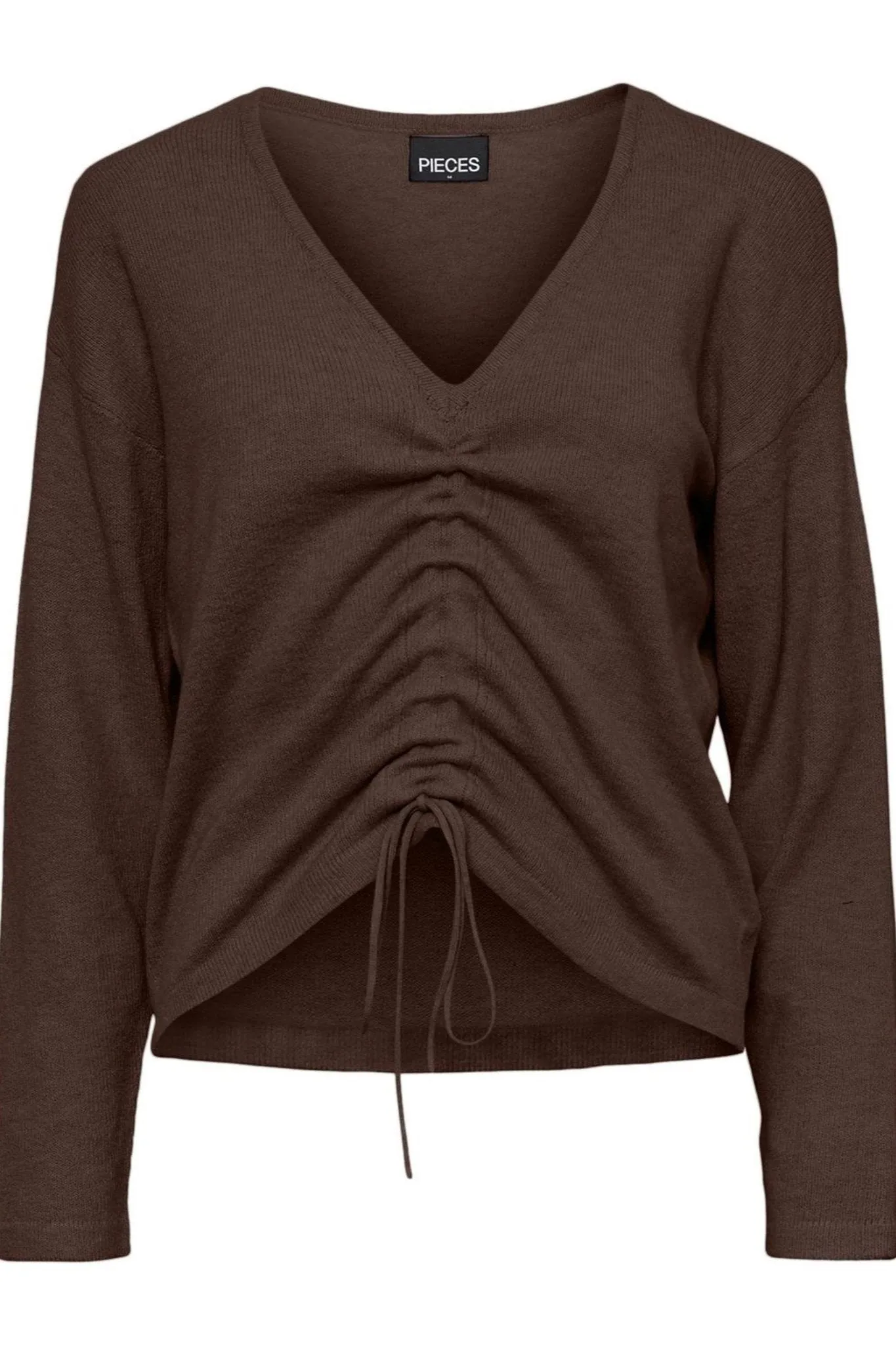 Nandi V-Neck Knit - Brown