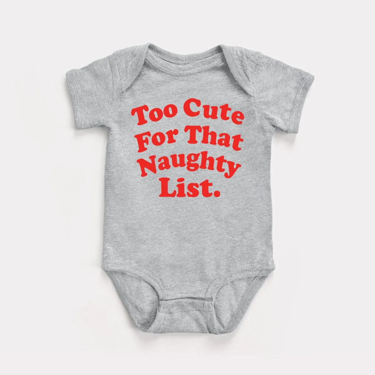 Naughty List Baby Bodysuit