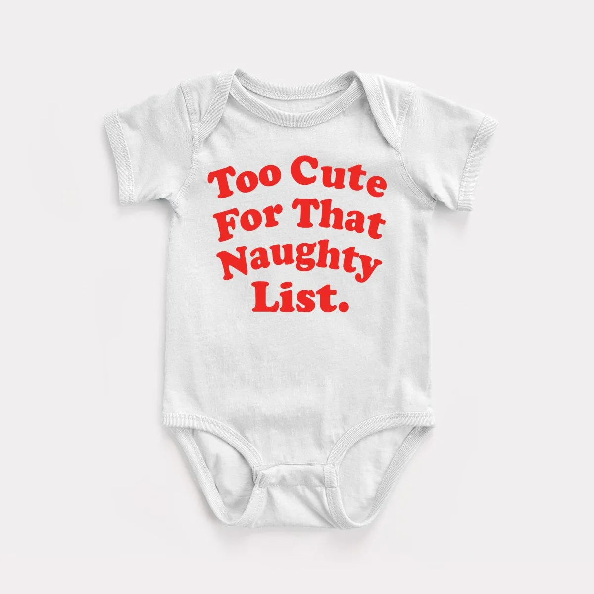 Naughty List Baby Bodysuit