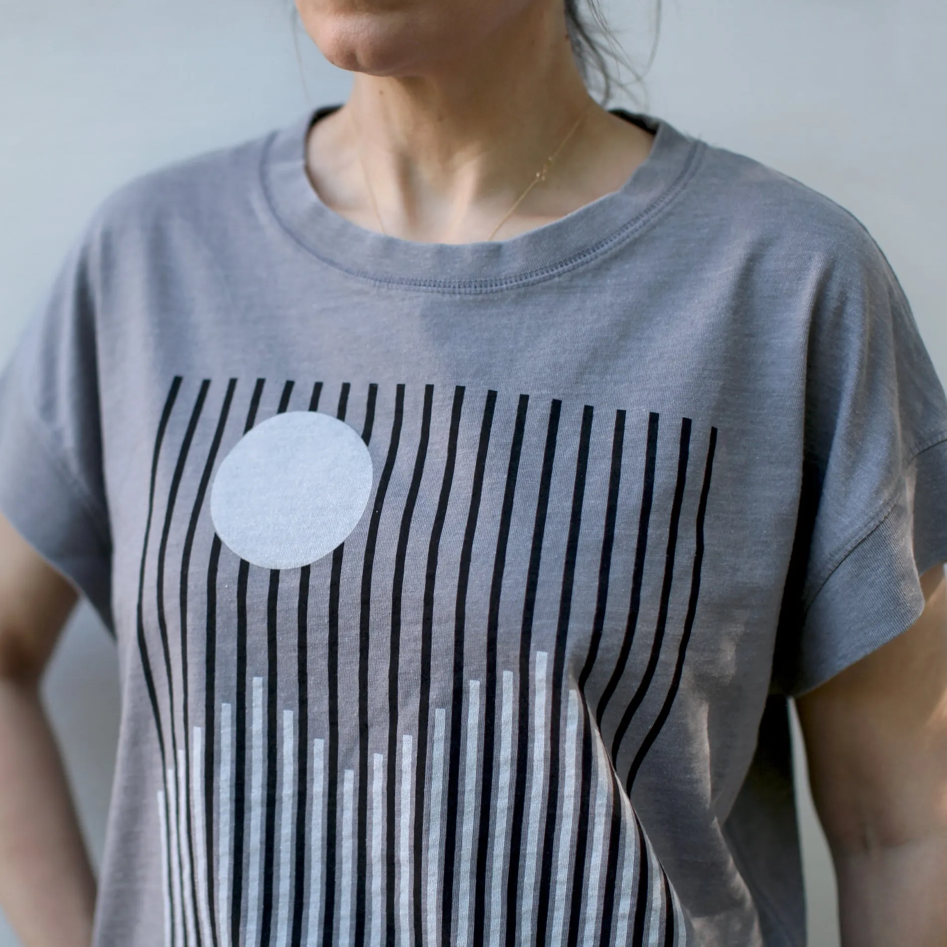 NEW! Glacier Geometric Alpine Mountain Rolled Cuff Muscle Tee by Blackbird Supply Co.