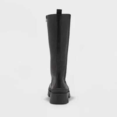 New - Women's Corene Tall Boots - A New Day Black 5.5