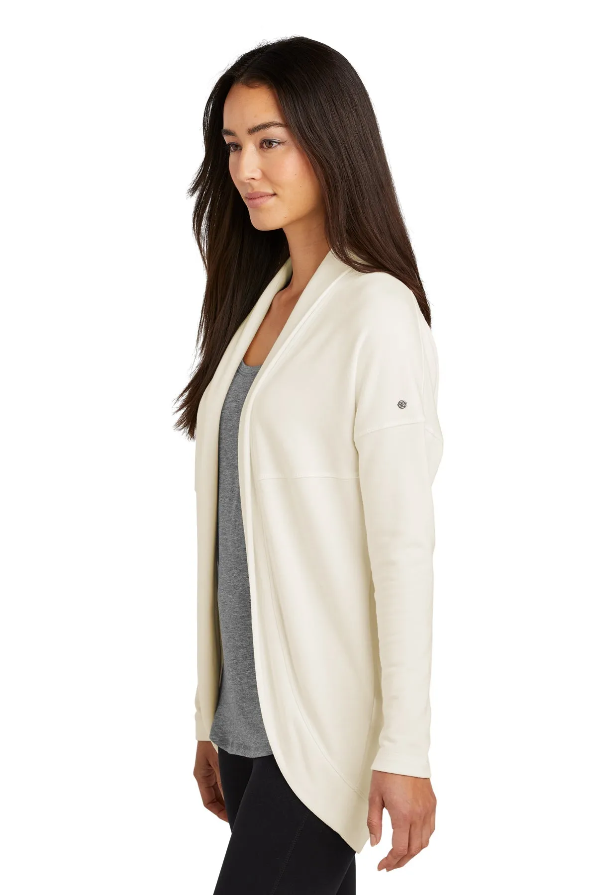 OGIO Ladies Luuma Cocoon Fleece, Ivory Snow