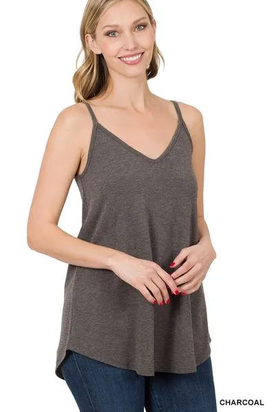 Reversible Spaghetti Strap Loose Fit Cami