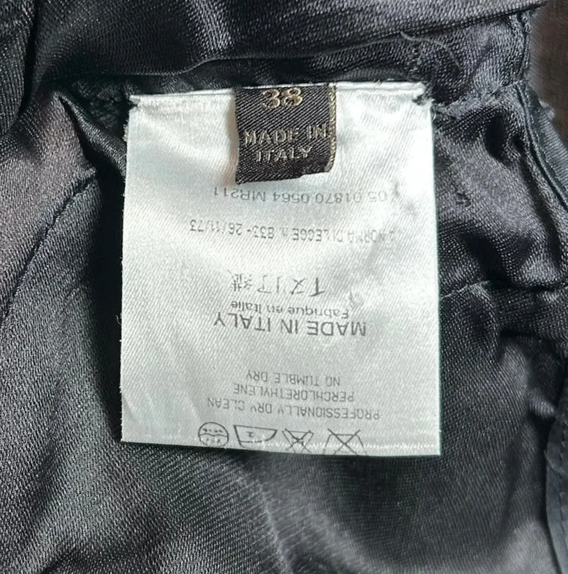 Revillon x Rick Owens Black Silk Spirals Opera Vest