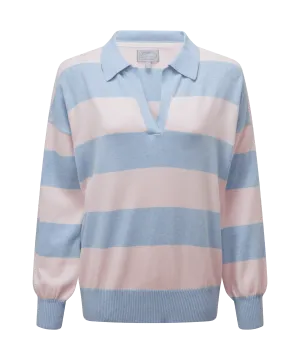 Roseland Jumper - Blush/Pale Blue