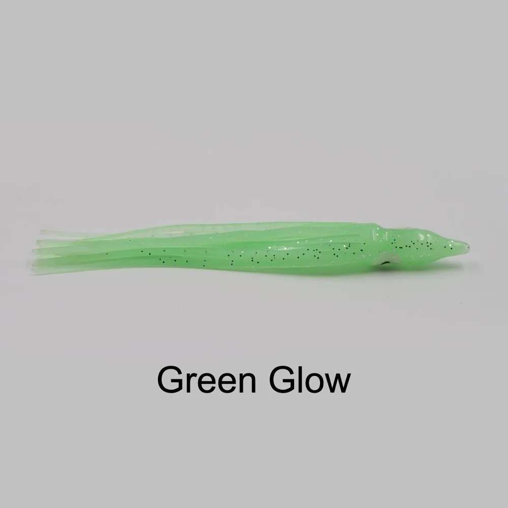 Run Off Super Glow Squid Skirts - 6, 12, 18 pc packages - 3" & 4.5" length