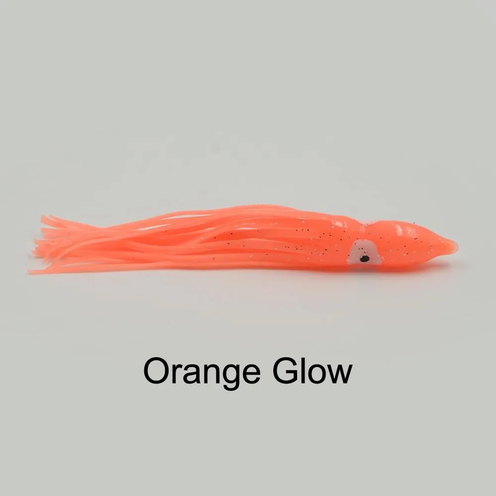 Run Off Super Glow Squid Skirts - 6, 12, 18 pc packages - 3" & 4.5" length