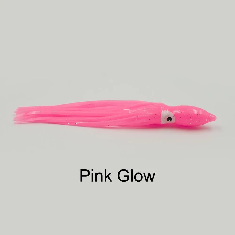 Run Off Super Glow Squid Skirts - 6, 12, 18 pc packages - 3" & 4.5" length