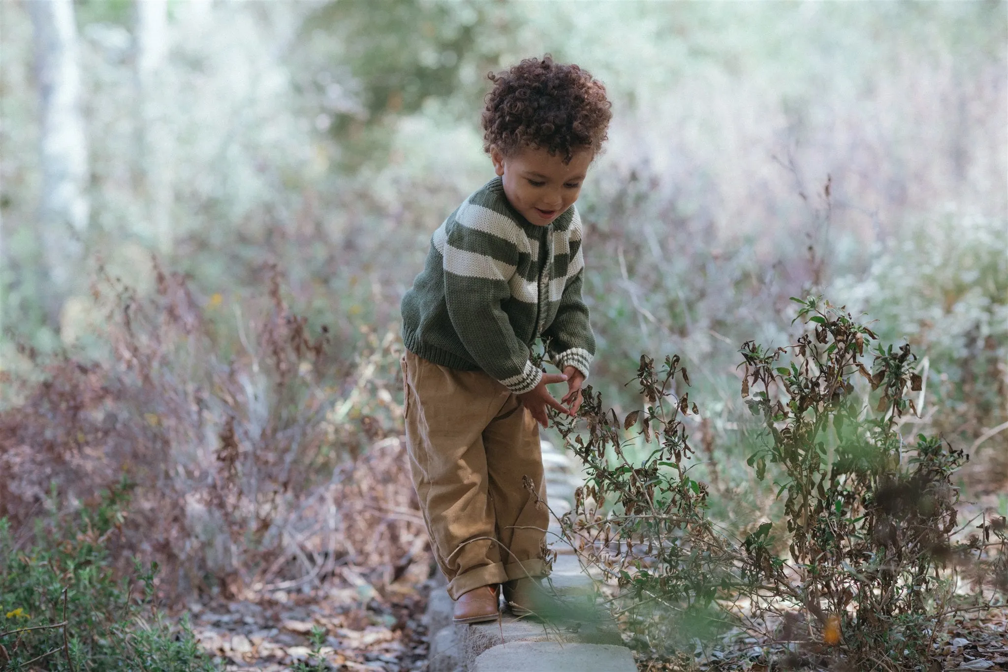 School Cardigan - Green