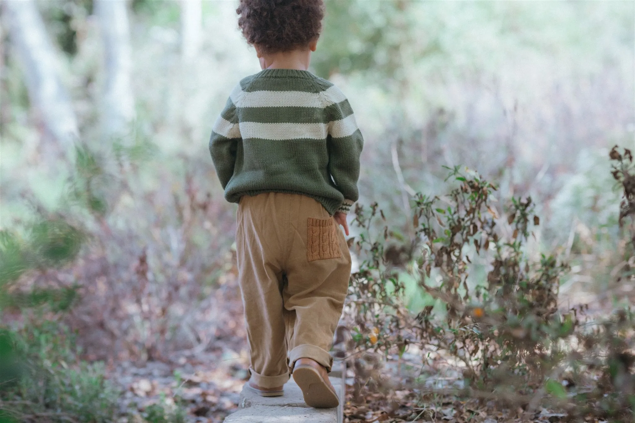 School Cardigan - Green