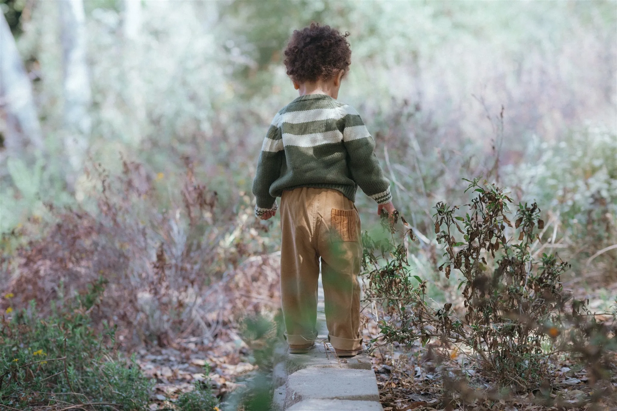 School Cardigan - Green