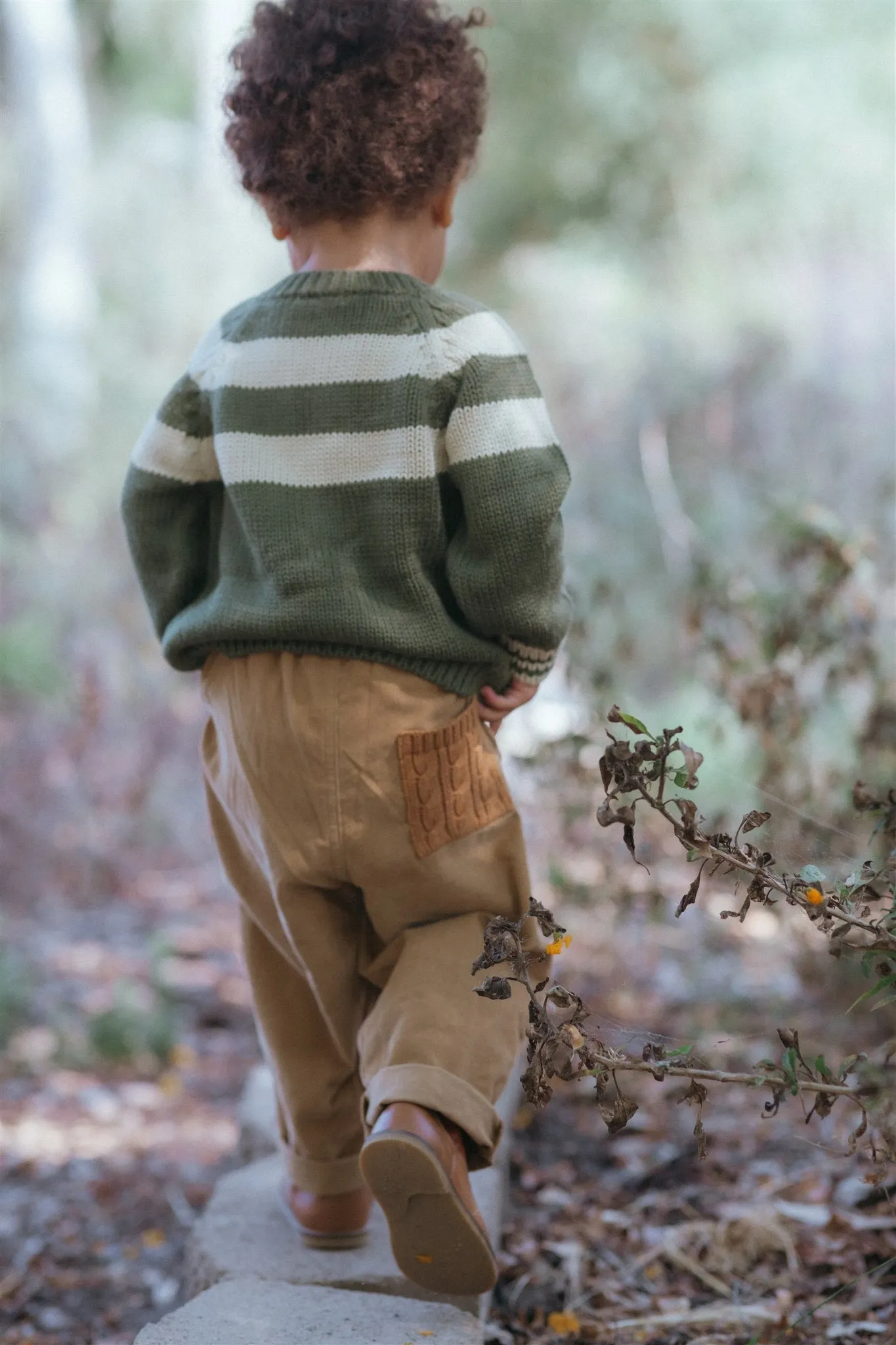 School Cardigan - Green