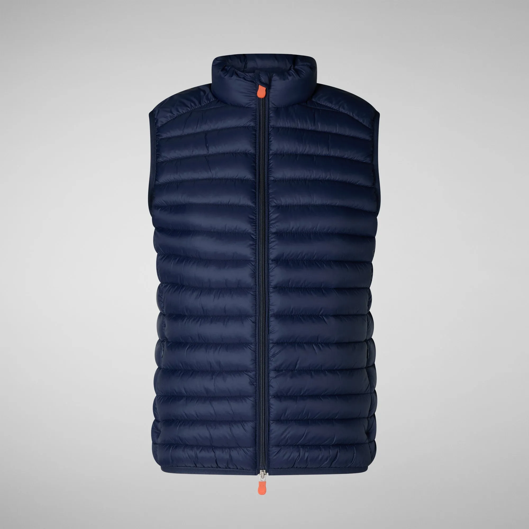 Woman's quilted vest Charlotte in navy blue