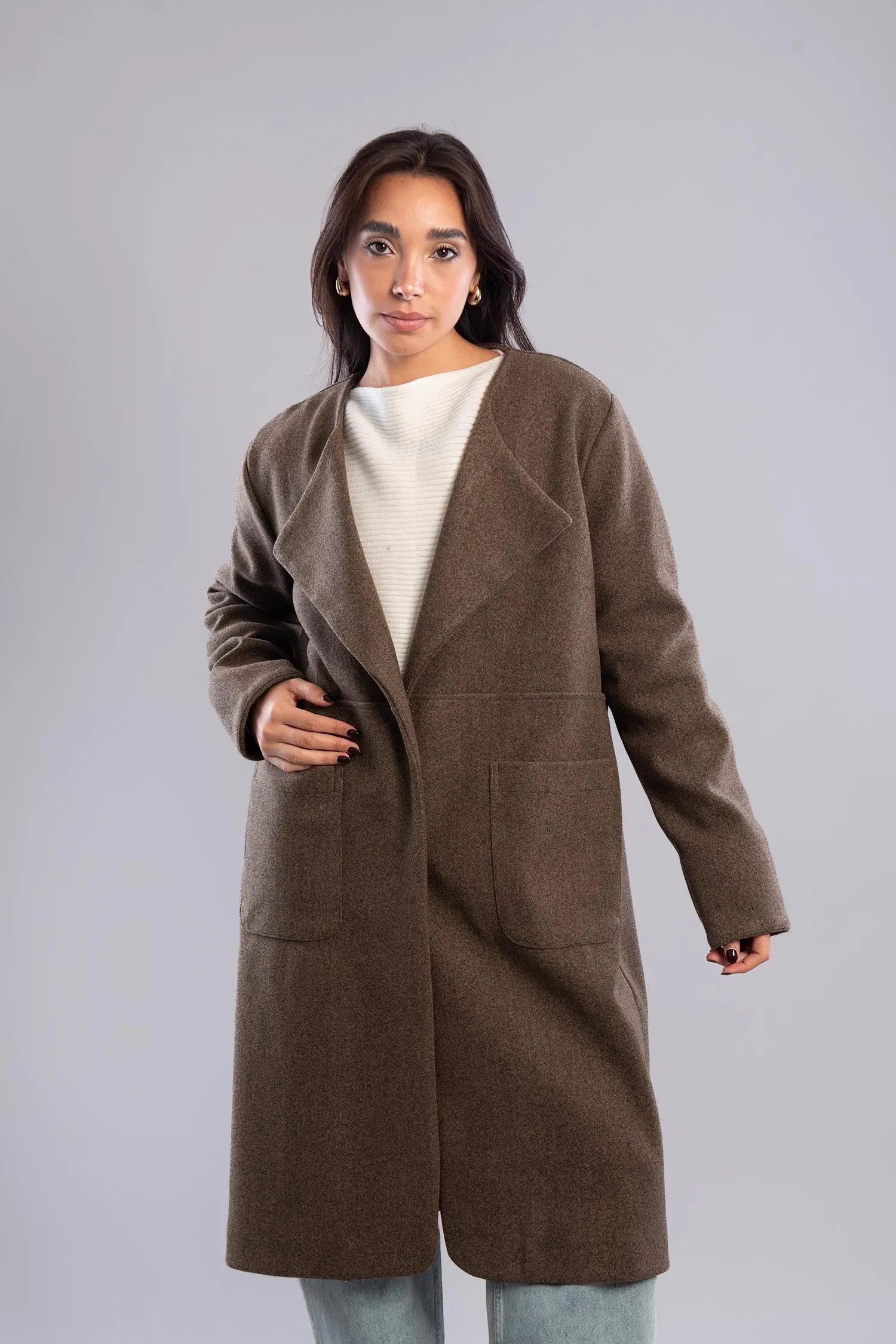 Wool Blend Overcoat - Allura