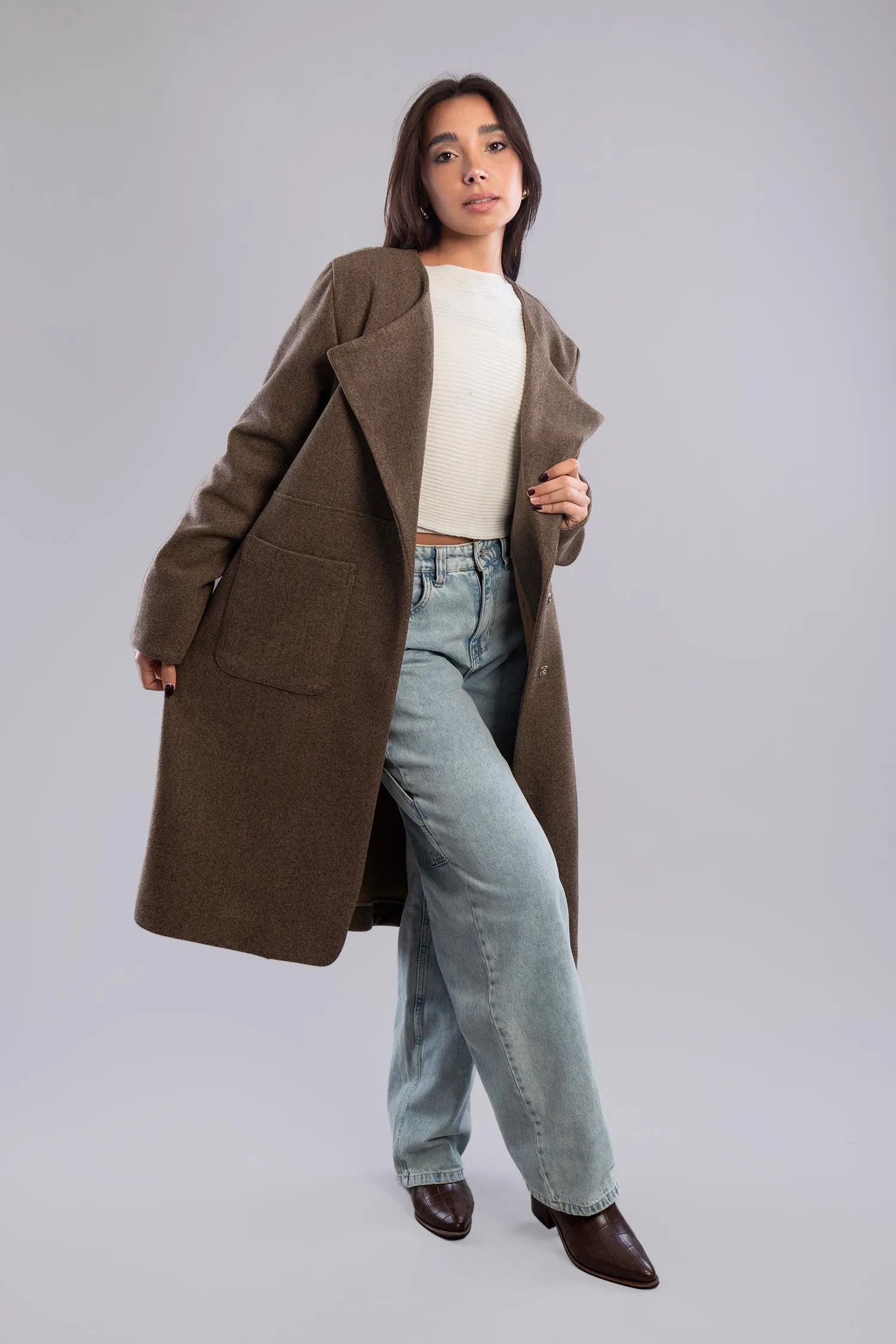 Wool Blend Overcoat - Allura